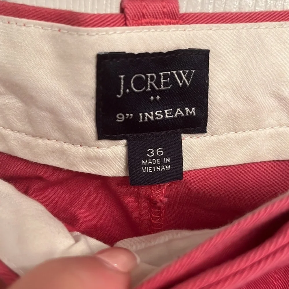 J. Crew brand size 36 flat front shorts